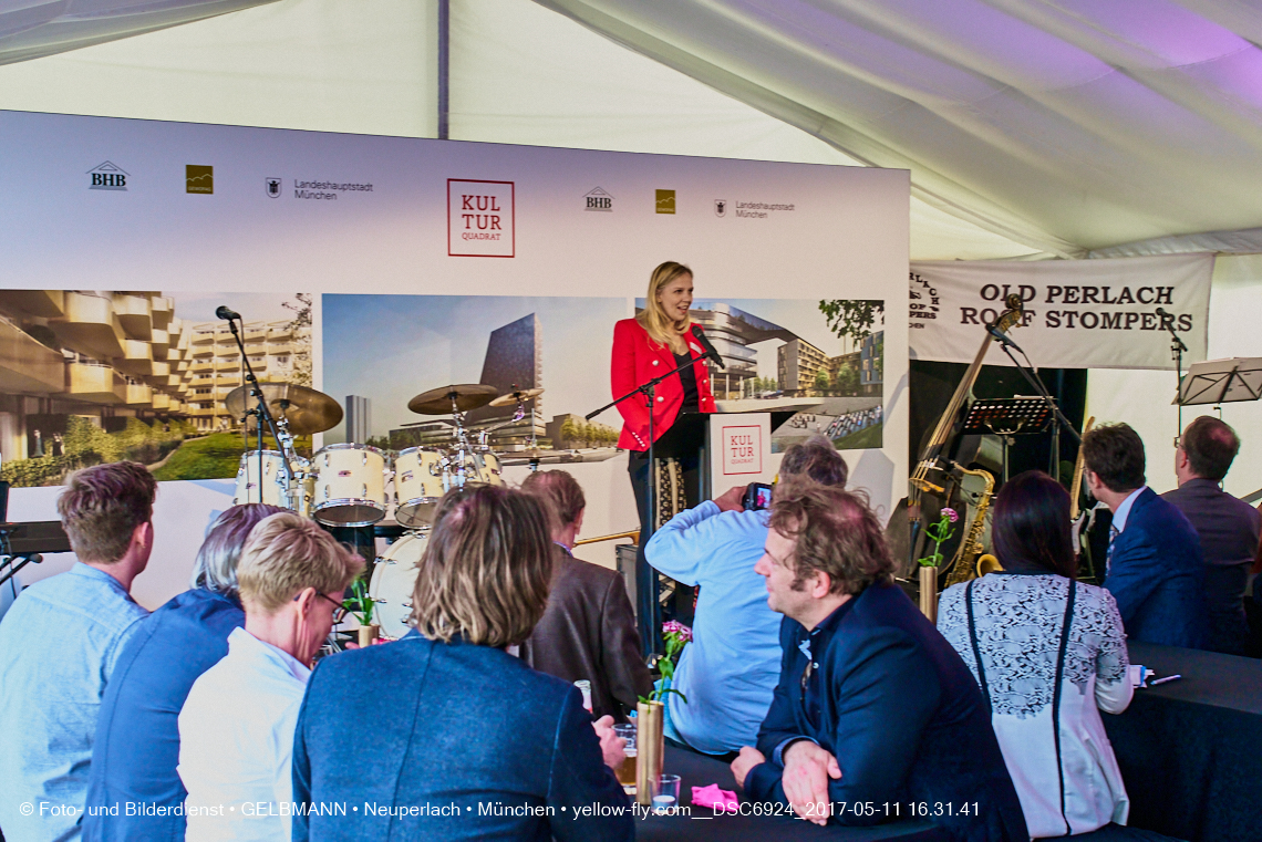 11. Mai 2017 - Grundsteinlegung für die LOGE und dem Kulturquadrat in Neuperlach